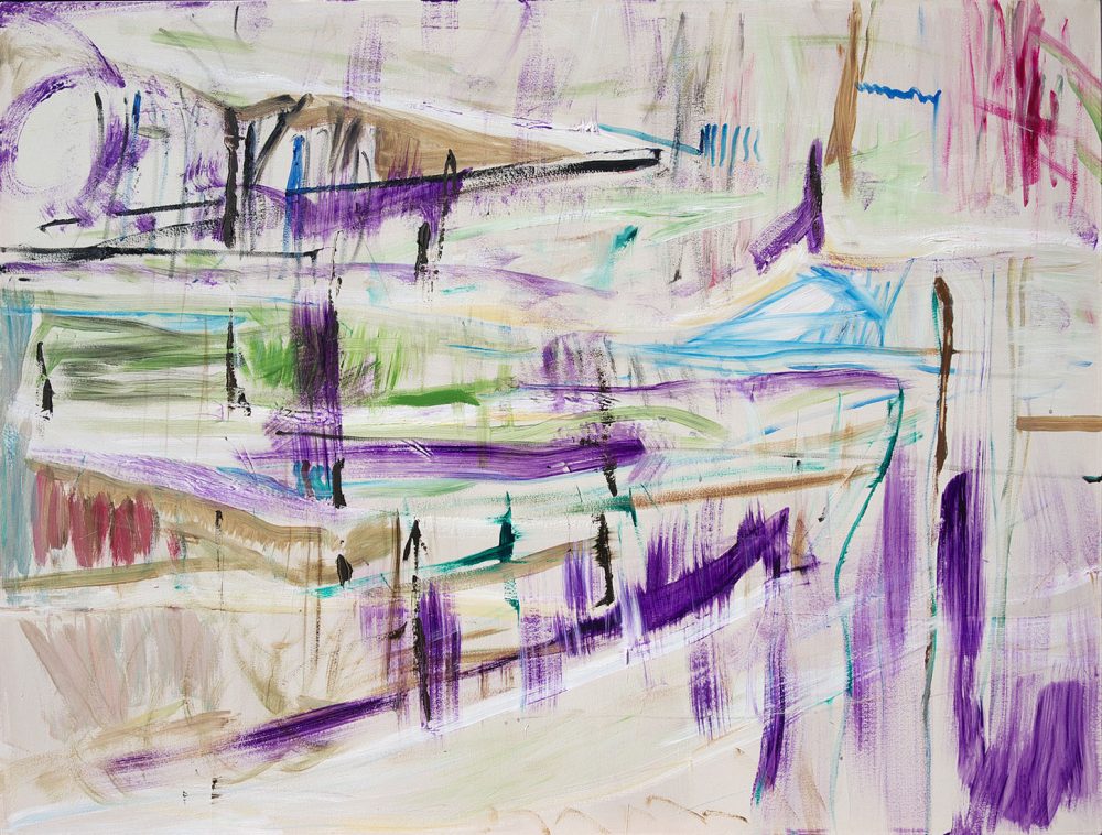 3 lago acrilico sobre tela 93 x 123 cm año 2020